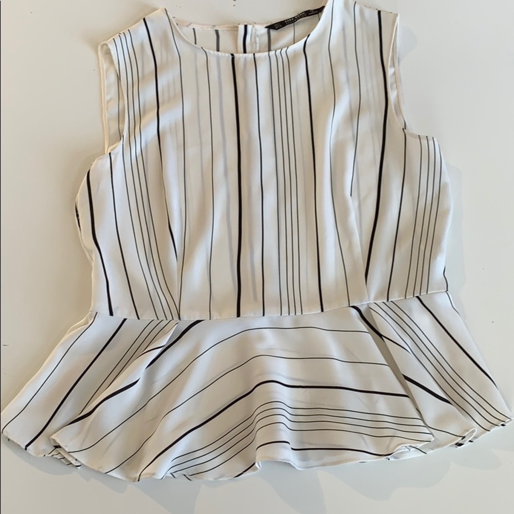 Zara Peplum Top